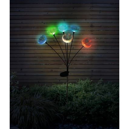 Globo - Lampe solaire LED RGB 6xLED/1,2V IP44 300 mAh