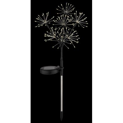Globo - Lampe solaire à LED 3xLED/3V IP44 600 mAh, effet feu d'artifice