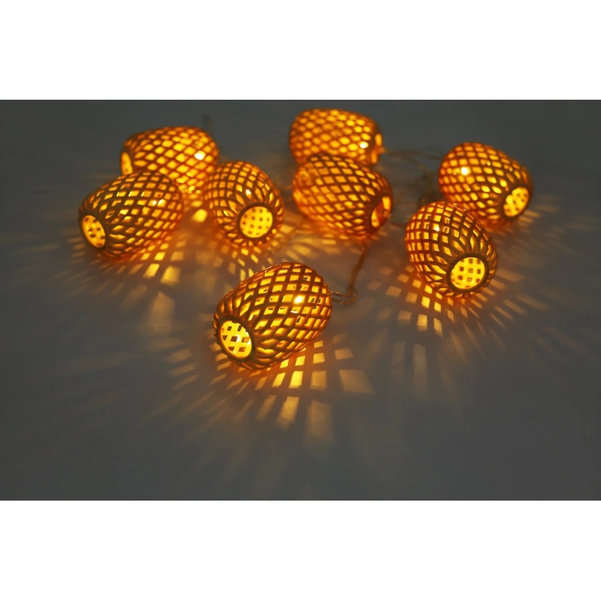 Globo - Guirlande solaire LED/0,06W/3V 650 cm IP44