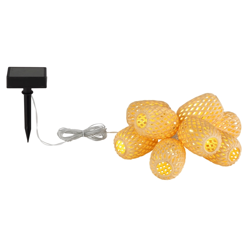 Globo - Guirlande solaire LED/0,06W/3V 650 cm IP44