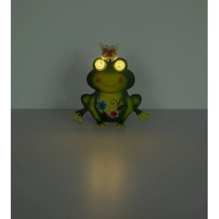 Globo - Lampe solaire LED 104 LED / 3 V IP44 300 mAh - grenouille