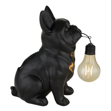 Globo - Lampe solaire LED/3V IP44 300 mAh chien noir