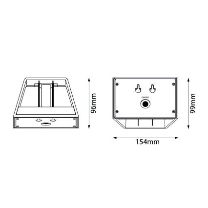 Globo - Éclairage solaire LED/6W/3,2V 3000K IP54