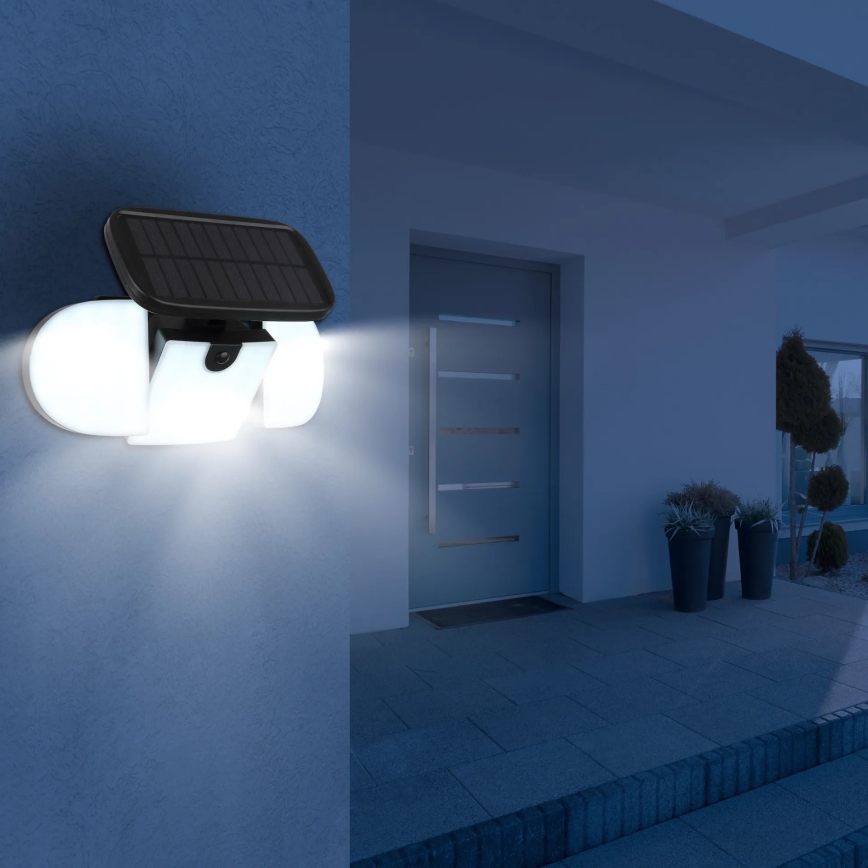 Globo - Luminaire solaire LED avec détecteur LED/3,7V IP44 2000 mAh