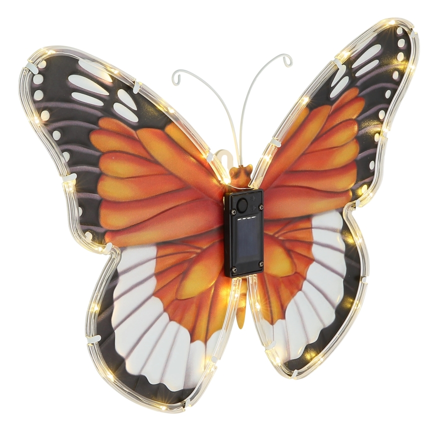 Globo - Luminaire solaire LED 3V IP44 200 mAh motif papillon