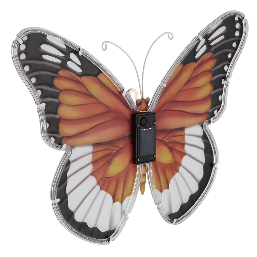 Globo - Luminaire solaire LED 3V IP44 200 mAh motif papillon