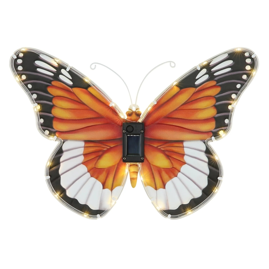 Globo - Luminaire solaire LED 3V IP44 200 mAh motif papillon