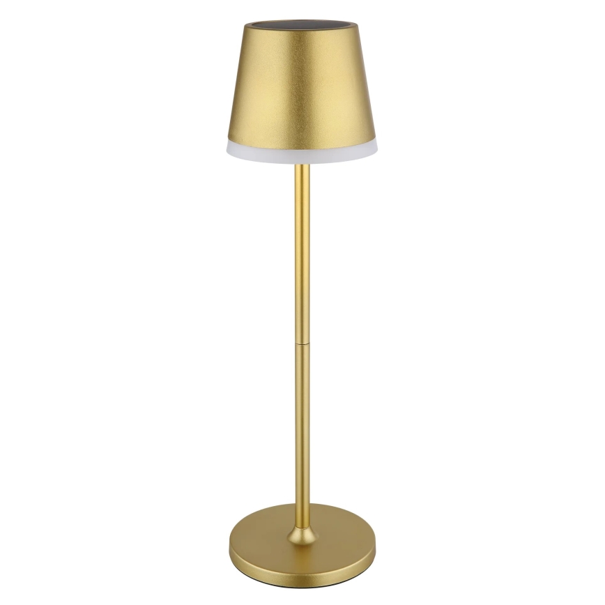 Globo - Lampe solaire LED/0,6W/3V 3000K IP44 doré
