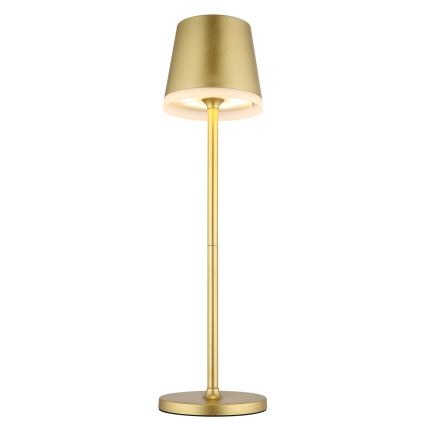 Globo - Lampe solaire LED/0,6W/3V 3000K IP44 doré