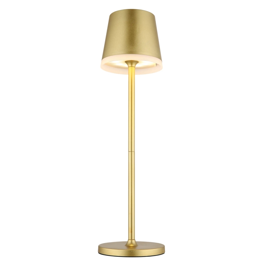 Globo - Lampe solaire LED/0,6W/3V 3000K IP44 doré