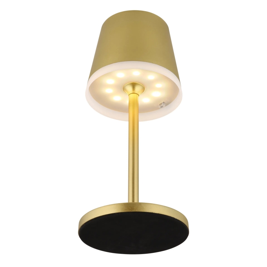 Globo - Lampe solaire LED/0,6W/3V 3000K IP44 doré