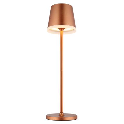 Globo - Lampe solaire LED/0,6W/3V 3000K IP44 cuivre