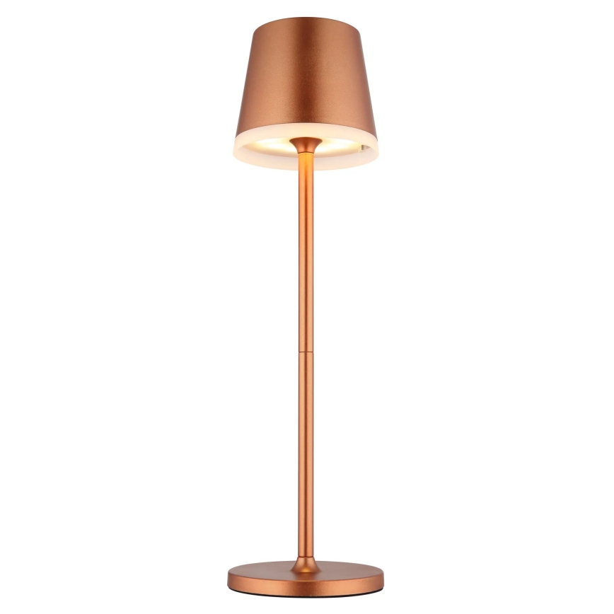 Globo - Lampe solaire LED/0,6W/3V 3000K IP44 cuivre