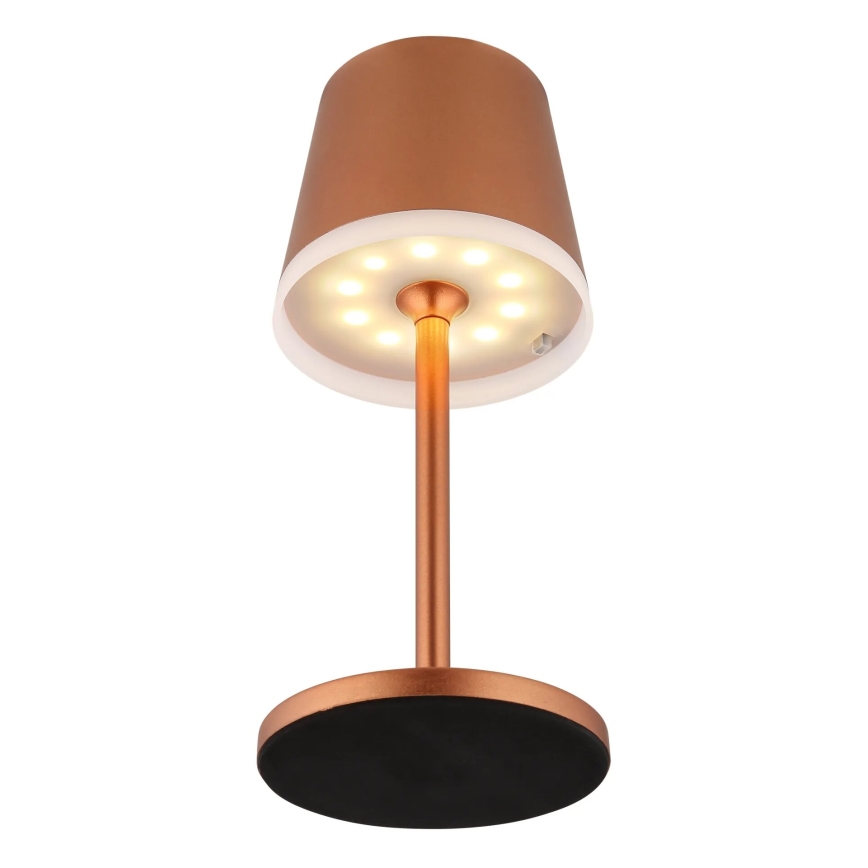 Globo - Lampe solaire LED/0,6W/3V 3000K IP44 cuivre