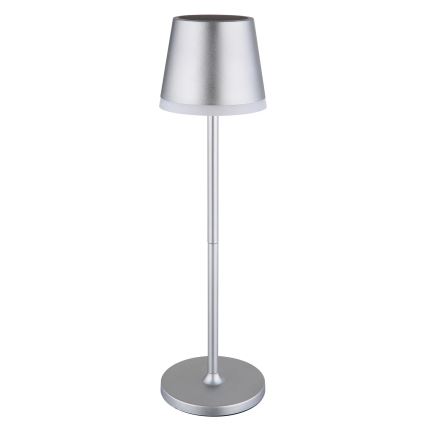 Globo - Lampe solaire LED/0,6W/3V 3000K IP44 chrome mat