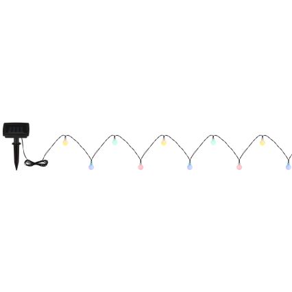 Globo - Guirlande solaire LED 20 LED / 1,2 V IP44 300 mAh 5,8 m