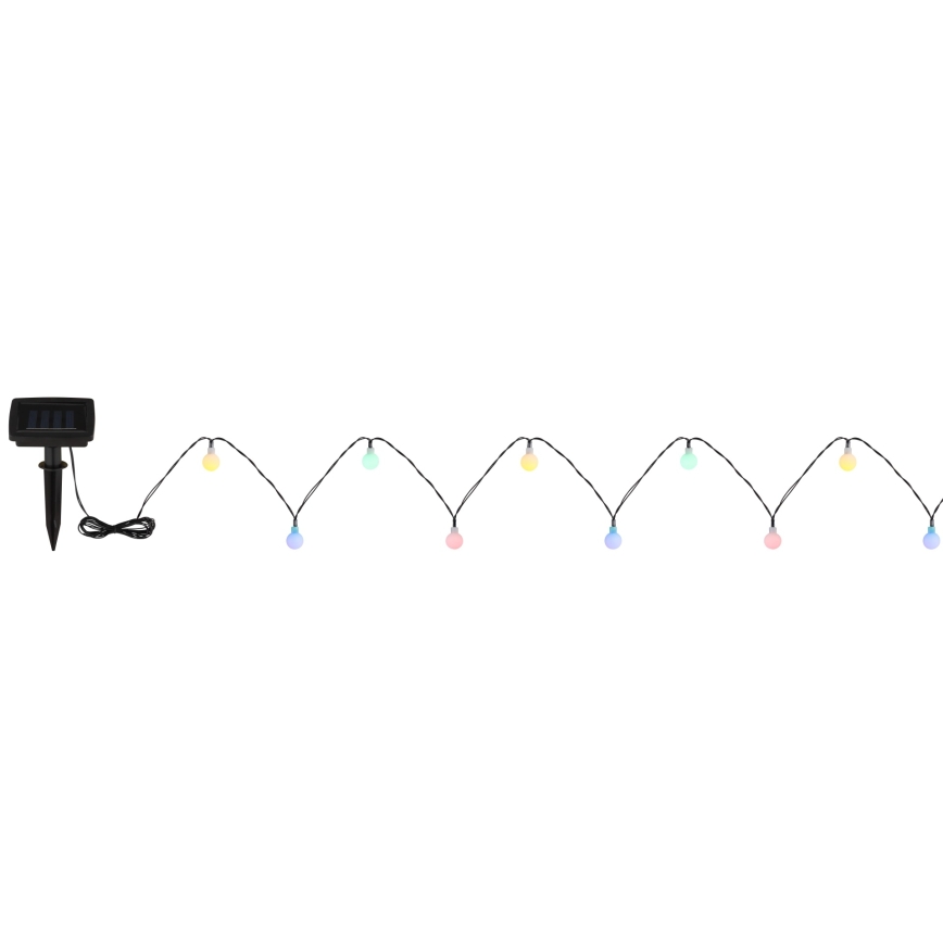 Globo - Guirlande solaire LED 20 LED / 1,2 V IP44 300 mAh 5,8 m