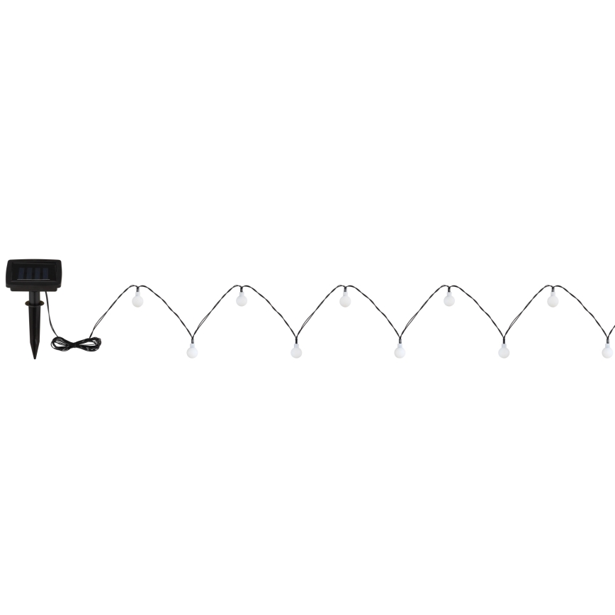 Globo - Guirlande solaire LED 20 LED / 1,2 V IP44 300 mAh 5,8 m