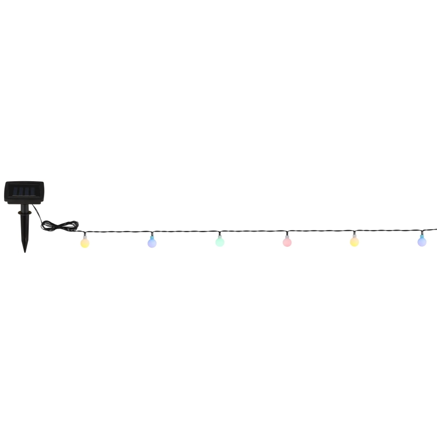 Globo - Guirlande solaire LED 20 LED / 1,2 V IP44 300 mAh 5,8 m
