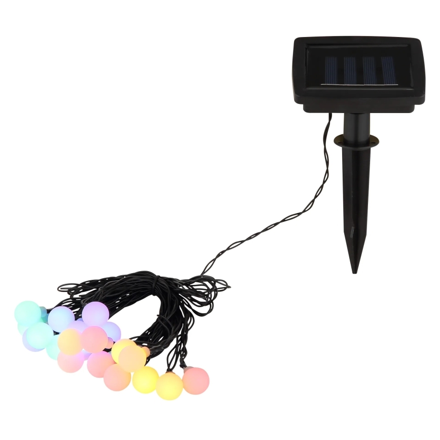 Globo - Guirlande solaire LED 20 LED / 1,2 V IP44 300 mAh 5,8 m