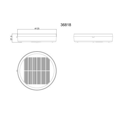 Globo - Lampe solaire LED portable, 3 W, 3,7 V, IP54, 2200 mAh