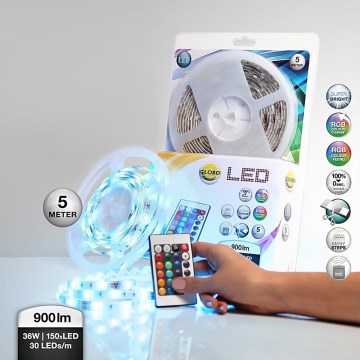 Globo 38990 - Ruban LED RGB salle de bain  LED BAND 150xLED/0,16W IP44