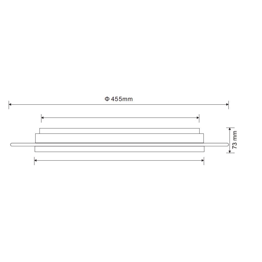 Globo - Plafonnier à intensité variable LED/30W/230V 3000-6500K + télécommande