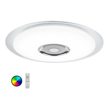 Globo 41341-36 - Plafonnier dimmable LED avec haut-parleur TUNE LED/36W/230V + télécommande