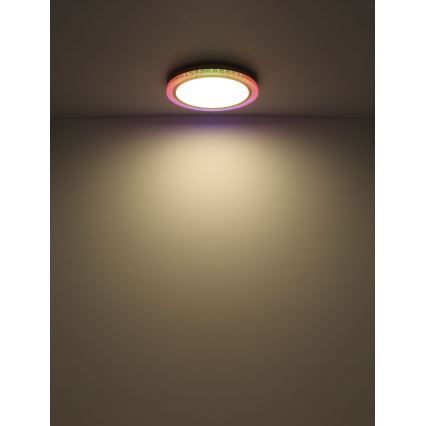 Globo - Plafonier RGBW à intensité variable LED/20W/230V 2700-6500K + télécommande