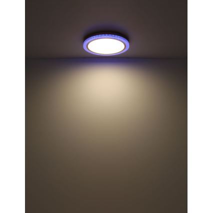 Globo - Plafonier RGBW à intensité variable LED/20W/230V 2700-6500K + télécommande