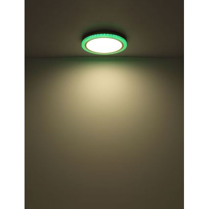 Globo - Plafonier RGBW à intensité variable LED/20W/230V 2700-6500K + télécommande