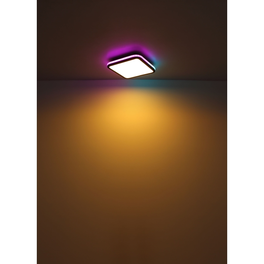 Globo - Plafonnier LED RGBW à intensité variable LED/40W/230V 2700-6500K + télécommande