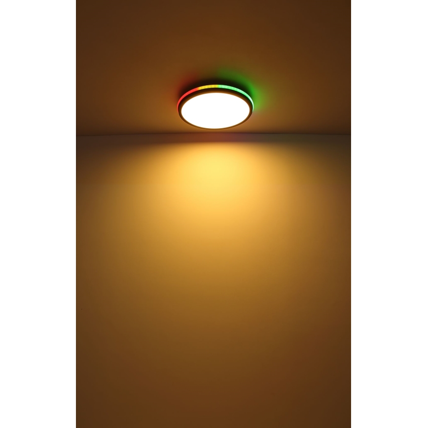 Globo - Plafonnier LED RGBW à intensité variable LED/40W/230V 2700-6500K + télécommande
