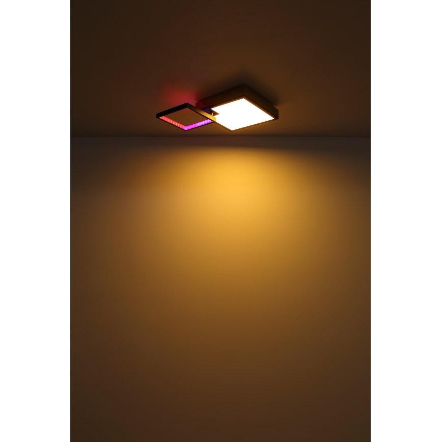 Globo - Luminaire RGBW à intensité variable LED/21W/230V + LED/3W 2700-6500K + télécommande