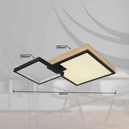 Globo - Luminaire RGBW à intensité variable LED/21W/230V + LED/3W 2700-6500K + télécommande