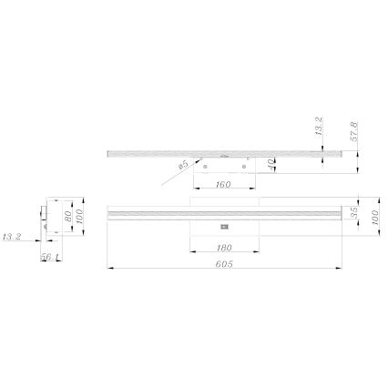 Globo - Applique murale salle de bain LED/18W/230V IP44