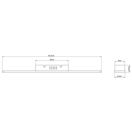 Globo - Plafonnier salle de bain LED/12W/230V IP44