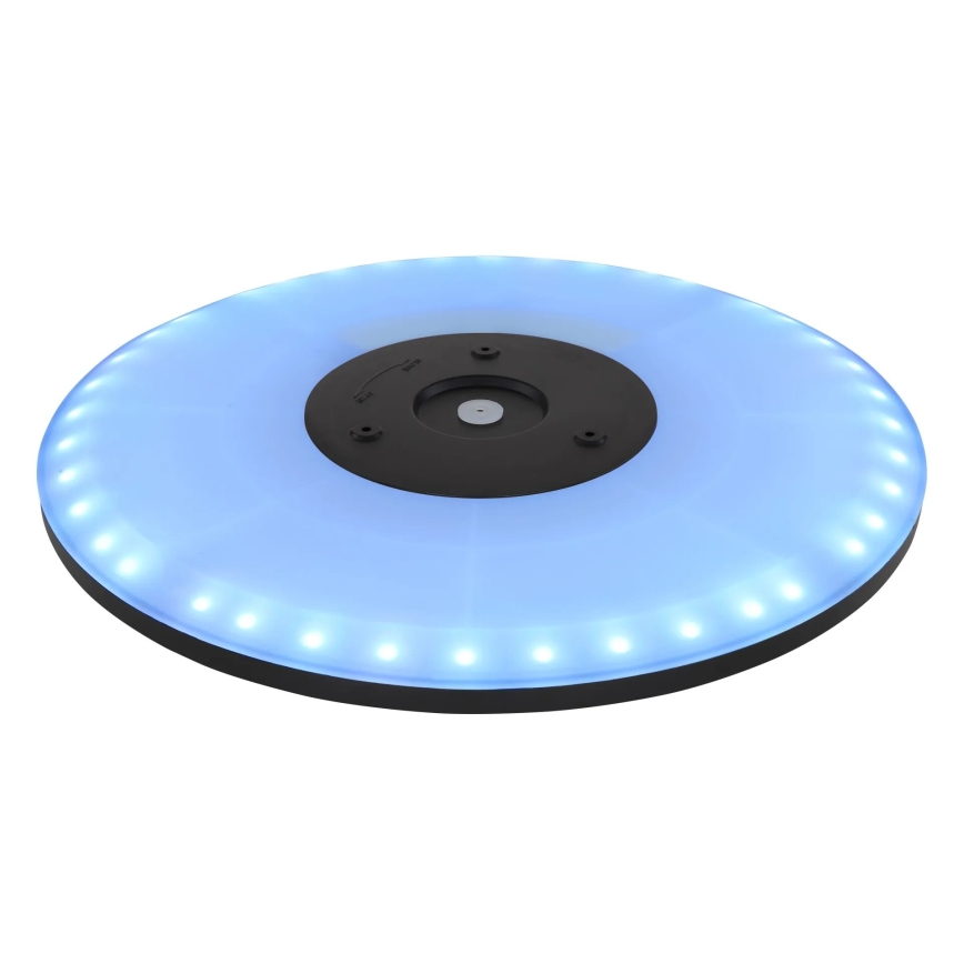 Globo - Plafonnier RGB à intensité variable salle de bain LED/21W/230V 3000-6000K + télécommande IP44 noir