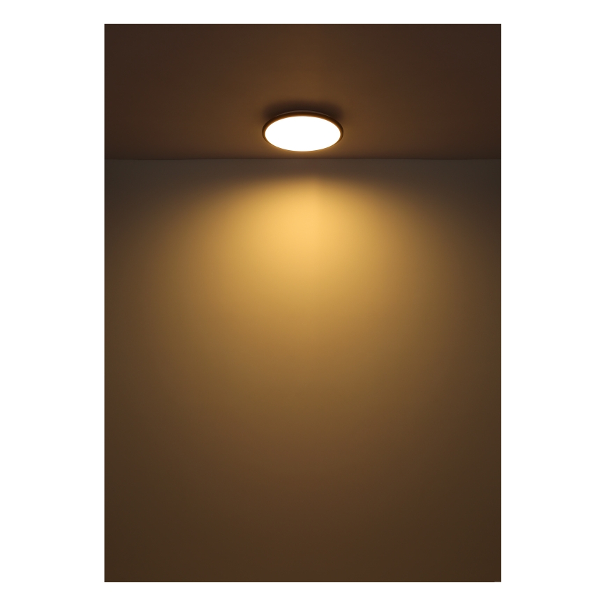 Globo - Plafonnier LED/18W/230V 3000K d. 35 cm noir
