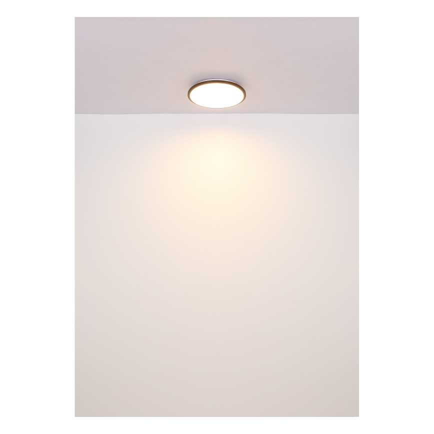 Globo - Plafonnier LED/18W/230V 3000K d. 35 cm noir
