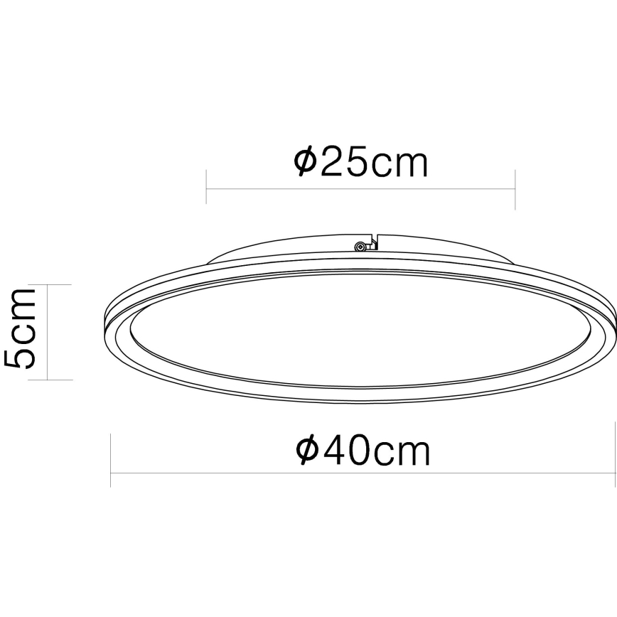 Globo - Plafonnier LED/39W/230V d. 40 cm