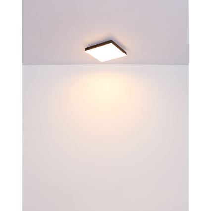 Globo - Plafonnier LED LED/18W/230V 30x30 cm noir