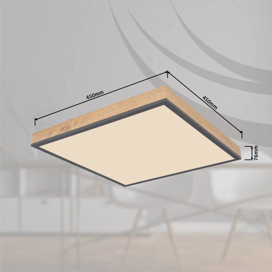 Globo - Plafonnier LED dimmable LED/24W/230V 3000-6500K 45x45 cm