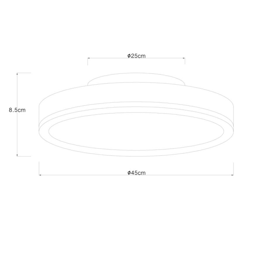 Globo - Plafonnier LED dimmable LED/24W/230V 2700-6500K Ø 45 cm