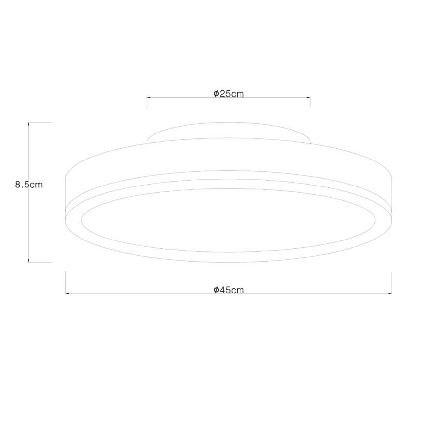 Globo - Plafonnier LED dimmable 24W/230V 3000-6500K Ø 45 cm