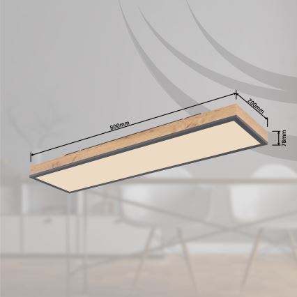 Globo - Plafonnier à intensité variable LED/24W/230V 2700-6500K + télécommande