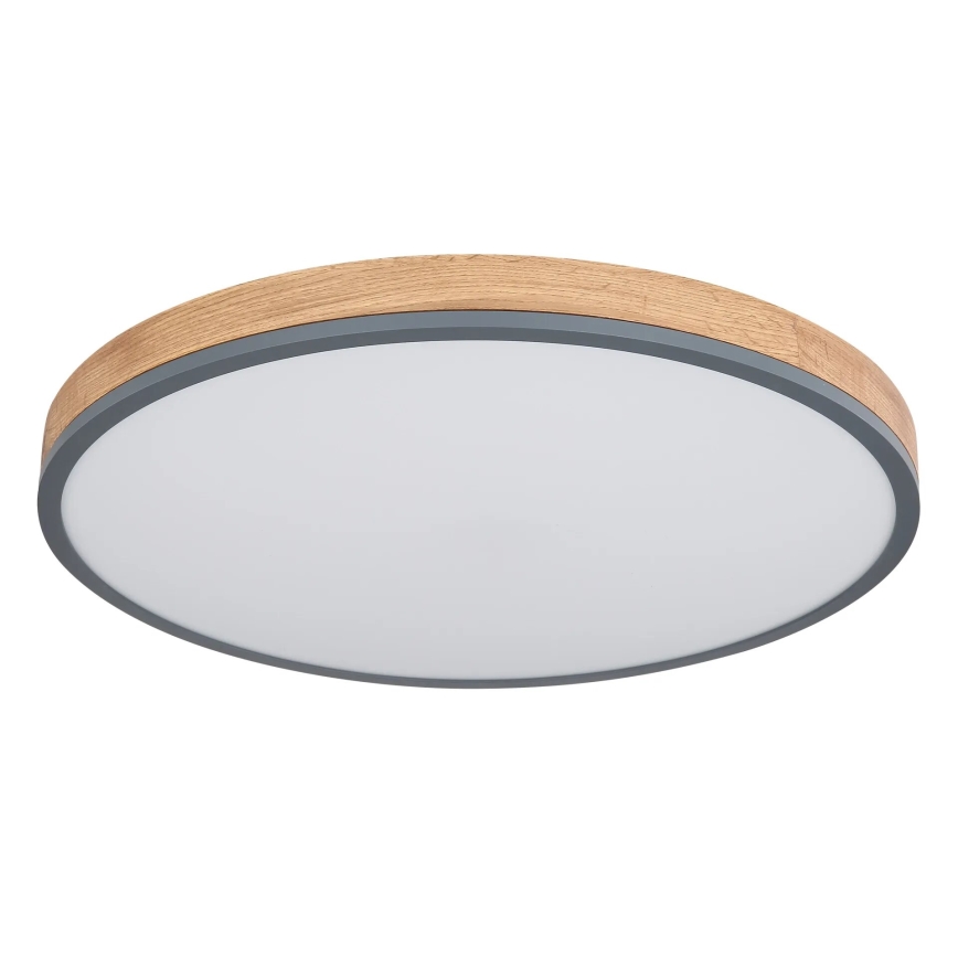 Globo - Plafonnier à intensité variable LED/40W/230V 2700-6500K d. 60 cm + télécommande marron/gris