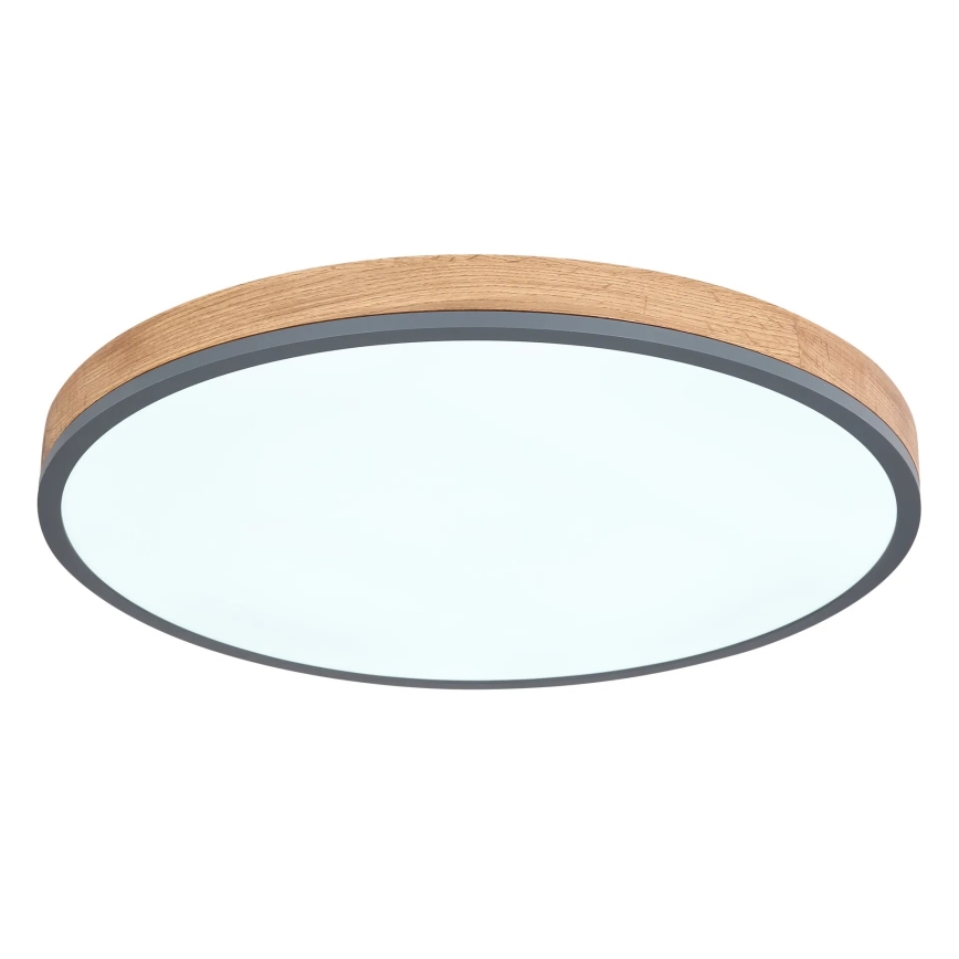 Globo - Plafonnier à intensité variable LED/40W/230V 2700-6500K d. 60 cm + télécommande marron/gris