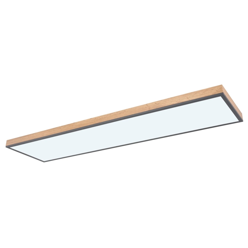 Globo - Plafonnier à intensité variable LED/36W/230V 2700-6500K + télécommande marron/gris