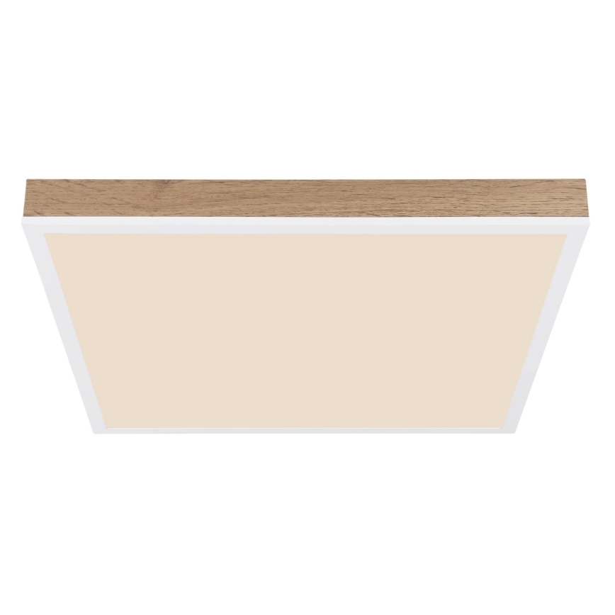 Globo - Plafonnier à intensité variable LED/24W/230V 2700-6500K + télécommande marron/blanc
